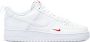 Nike Air Force 1 '07 White University Red Sneakers Mannen Wit Rood Doos zonder deksel - Thumbnail 3