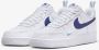 Nike Air Force 1 '07 White Light Photo Blue Deep Royal Blue- White Light Photo Blue Deep Royal Blue - Thumbnail 4