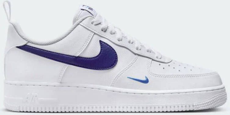 Nike Air Force 1 '07 Wit Blauw Sneakers Heren