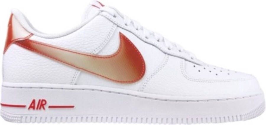 Nike Air Force 1 '07 Wit Rood