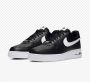 Nike Air Force 1 '07 Zwart Wit Heren Sneakers CJ0952-001 - Thumbnail 2