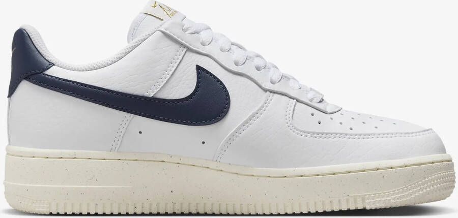 Nike Air Force 1 '07 Flyease \ White Vintage Sail Navy Sneakers Dames