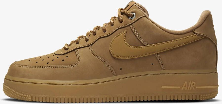 Nike Air Force 1 '07 Wb Flax Wheat Gum Light Brown Black Schoenmaat 44 1 2 Sneakers CJ9179 200