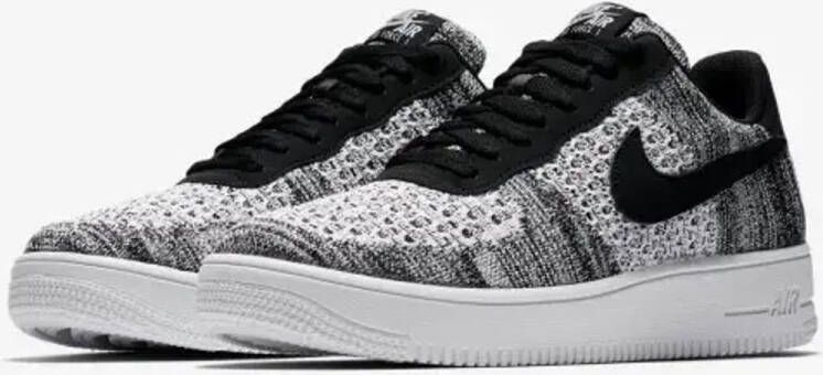 Nike Air Force 1 Flyknit 2.0 Oreo Zwart Wit Sneakers Heren Doos Zonder Deksel