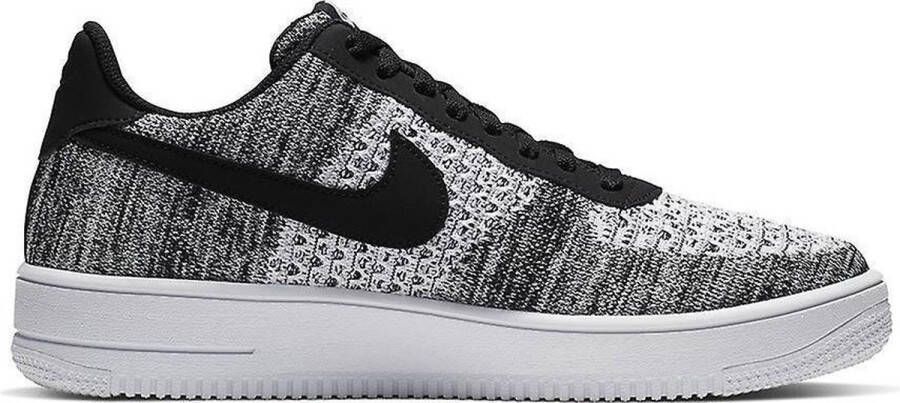 Nike Air Force 1 Flyknit 2.0 Zwart Grijs Heren Sneaker -AV3042-001 Valt Klein