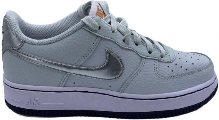 Nike Air Force 1 (gs) Basketball Schoenen pure platinum metallic silver maat: 36.5 beschikbare maaten:36.5 37.5