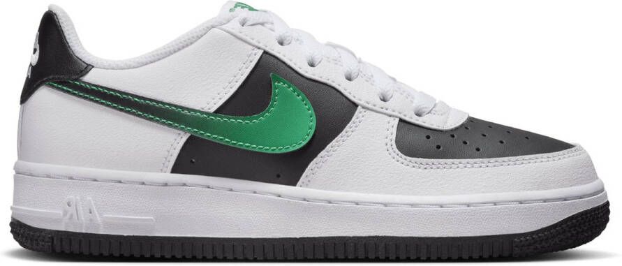 Nike Kinderschoenen Force 1 LV8 2 White Black Malachite Stadium Green White Black Malachite Stadium Green