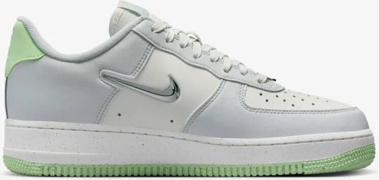 Nike Air Force 1 GS Spruce Aura Sneakers Unisex Zilver Wit Sail