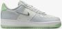 Nike Air Force 1 GS Spruce Aura Sneakers Unisex Zilver Wit Sail - Thumbnail 1