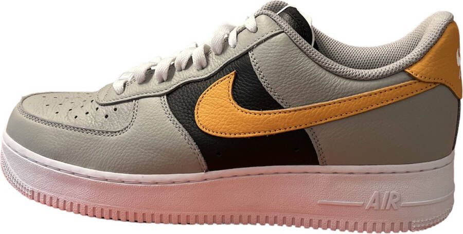 Nike Air Force 1 Heren Sneakers Grijs Zwart Oranje