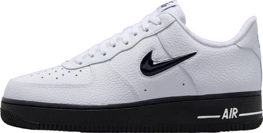 Nike Air Force 1 Jewel White Black Sneakers Unisex Wit zwart