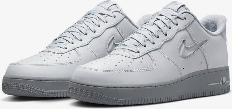 Nike Air Force 1 Jewel Wolf Grey Sneakers Heren Doos Zonder Deksel