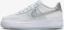 Nike Air Force 1 (gs) Basketball Schoenen white metallic silver pure platinum maat: 37.5 beschikbare maaten:36.5 37.5 38.5 - Thumbnail 1
