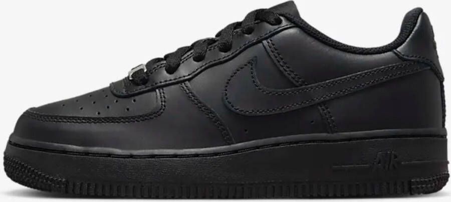 Nike Kids Air Force 1 Gs Low Black Black Black Shoes grade school 314192 009