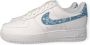 Nike Air Force 1 Low '07 Essential White Worn Blue Paisley (W) DH4406 - Thumbnail 1