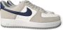 Nike Air Force 1 Low '07 Light Smoke Grey Midnight Navy FD9748 - Thumbnail 6
