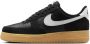 Nike Air Force 1 Low '07 LV8 Zwart Wit Gum Sneakers Heren Doos Zonder Deksel - Thumbnail 4