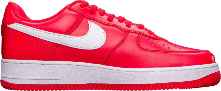 Nike Air Force 1 Low '07 Retro Color of the Month University Red White FD7039-600 WIT Schoenen