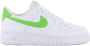 Nike Air Force 1 Low 07 (W) Sneakers Schoenen Wit-Groen DD8959 - Thumbnail 1