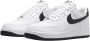 Nike Air Force 1 Low '07 White Black Sneakers Mannen Wit Zwart - Thumbnail 4