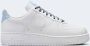 Nike Air Force 1 Low '07 White & Armory Blue Sneakers Dames Doos Zonder Deksel - Thumbnail 1