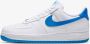 Nike Herenschoen Air Force 1 '07 White White Photo Blue- Heren White White Photo Blue - Thumbnail 1