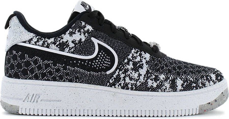 Nike Air Force 1 Low Crater Flyknit Sneakers Schoenen Zwart Doos zonder deksel