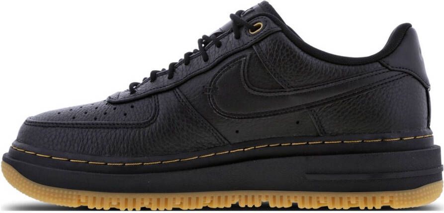 Nike Air Force 1 Luxe Basketball Schoenen black black bucktan gum yellow maat: 43 beschikbare maaten:41 42.5 43 45