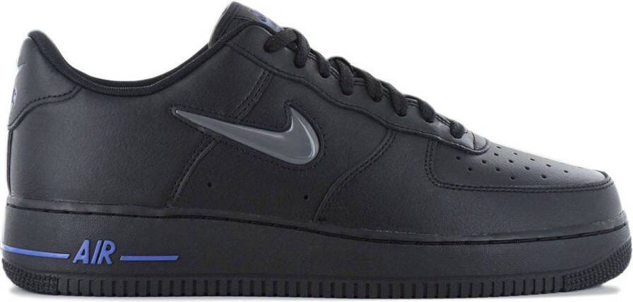 Nike Air Force 1 Low Jewel Heren Sneakers Schoenen Leer Zwart CT3438