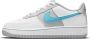 Nike Air Force 1 LV8 Kinder Sneakers Wit Blauw Oranje Grijs - Thumbnail 1