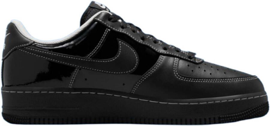 Nike Air Force 1 Low Paris Black Patent Black Sneakers Heren