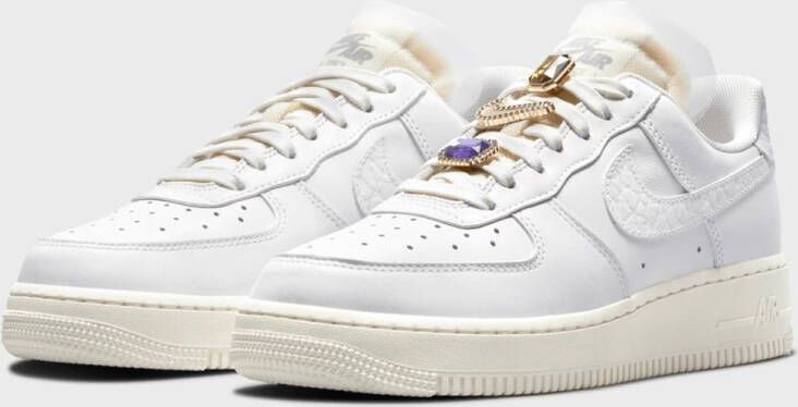 Nike Air Force 1 Low Premium 'Bling' Wit Gebroken Wit Sneakers