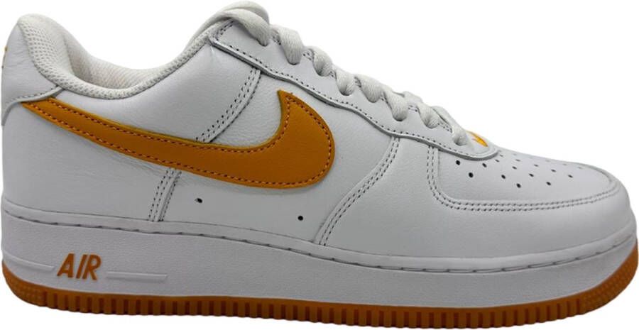Nike Air force 1 LOW RETRO GS Sneakers Mannen Wit Geel Schoenen