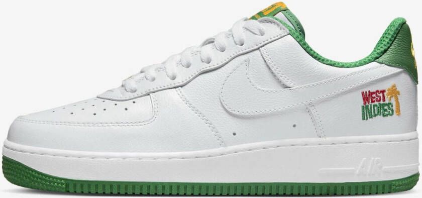 Nike Air Force 1 Low Retro QS Groen Wit West Indies (2022) Sneakers Unisex Doos Zonder Deksel