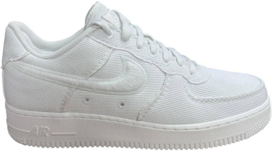 Nike Herenschoenen Air Force 1 Low Canvas Summit White- Heren Summit White