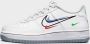 Nike Air Force 1 Low Sneakers White Green Spark - Thumbnail 1