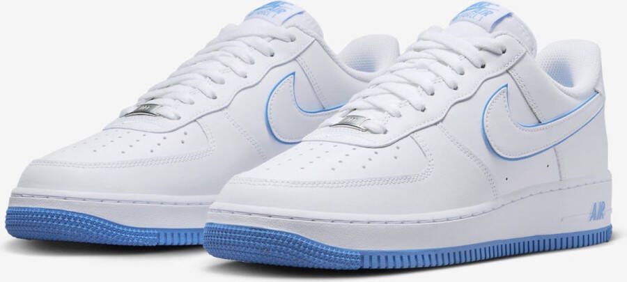 Nike Air Force 1 Low '07 White University Blue Sneakers Unisex Doos Zonder Deksel