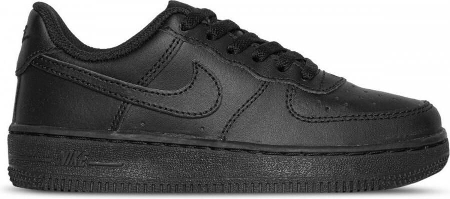 Nike Air Force 1 Low voorschools Schoenen Black Leer Foot Locker