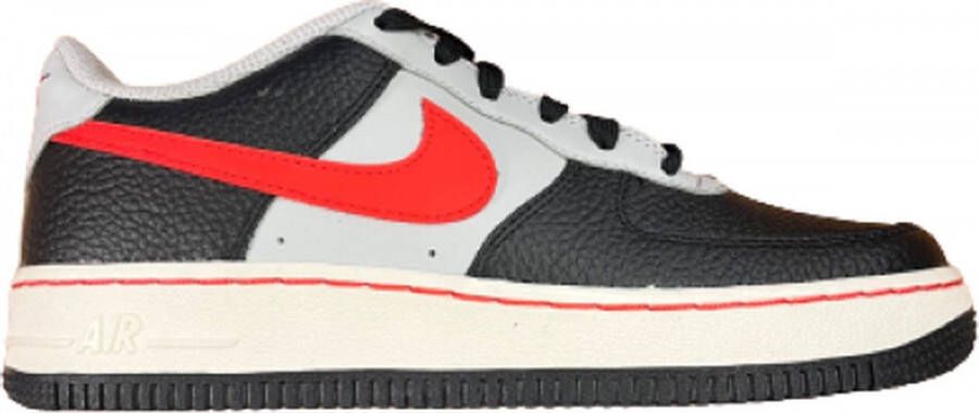Nike Air Force 1 LV8 EMB (GS) Kindersneakers Zwart Grijs Rood
