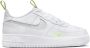 Nike Kinderschoenen Air Force 1 LV8 4 White Volt Light Silver White Volt Light Silver - Thumbnail 1