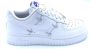 `Nike Air Force 1 LX White Metallic Swooshes Sneakers Unisex Wit - Thumbnail 3