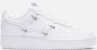 `Nike Air Force 1 LX White Metallic Swooshes Sneakers Unisex Wit - Thumbnail 1