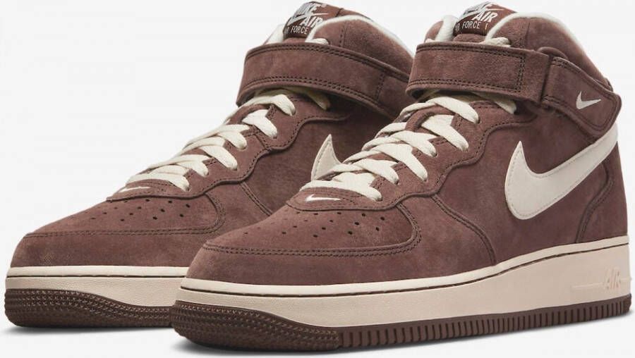 Nike Air Force 1 Mid '07 QS Herenschoenen 45.5 Chocolate Cream