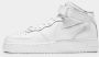 Nike Air Force 1 Mid LE Triple White Sneakers Kinderen White White White - Thumbnail 6