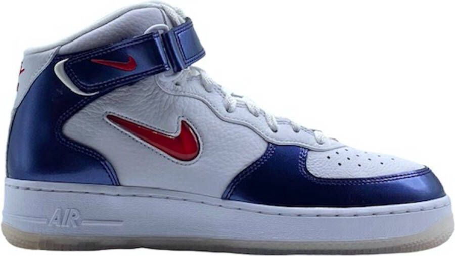 Nike Air Force 1 Mid QS ''Independence Day'' Sneakers Unisex Wit Rood - Foto 2