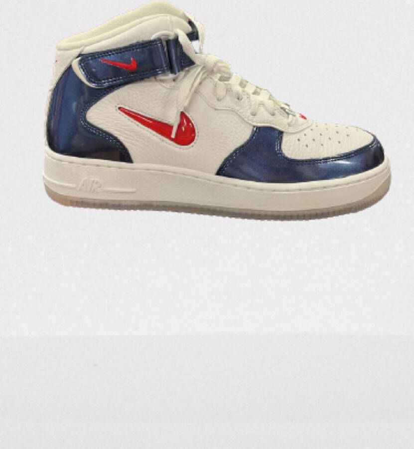 Nike Air Force 1 Mid QS ''Independence Day'' Wit Rood - Foto 2