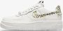 Nike Air Force One Pixel sneakers ecru geel zwart - Thumbnail 1