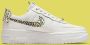 Nike Air Force One Pixel sneakers ecru geel zwart - Thumbnail 3