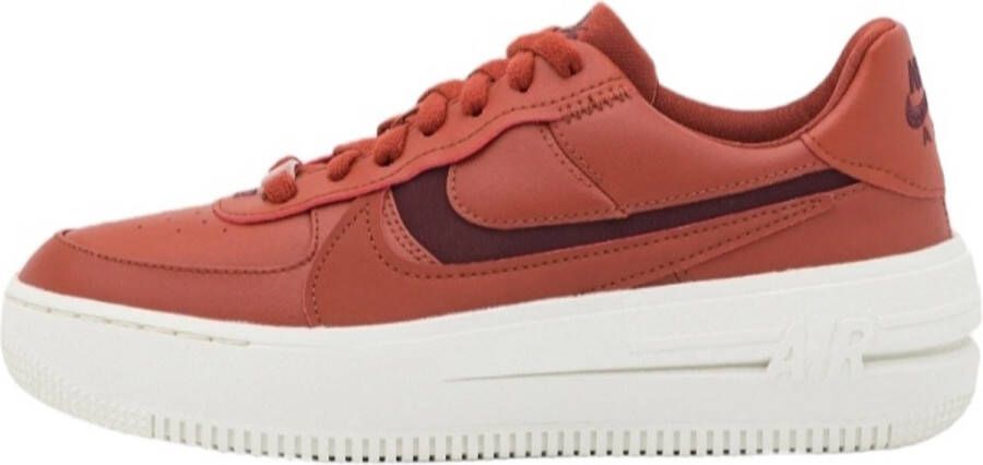 Nike Air Force 1 PLT.AF.ORM Sneakers Sail Shimmer Arctic Orange Light Silver