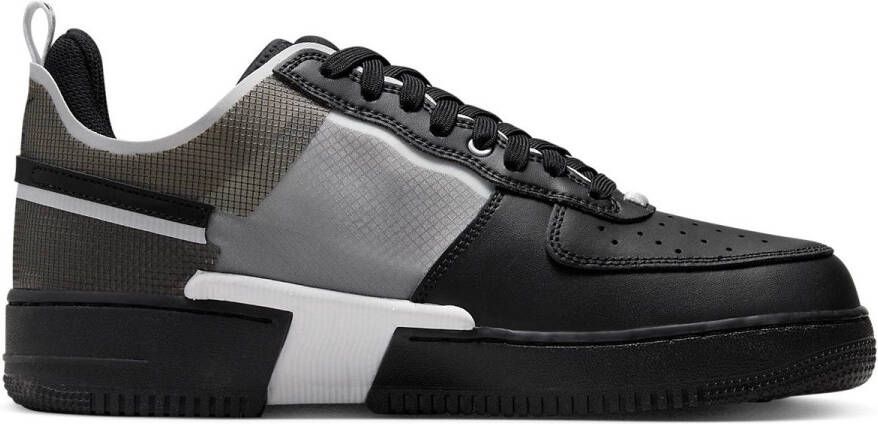 Nike Air Force 1 React Limited Edition Heren Sneaker Zwart Grijs